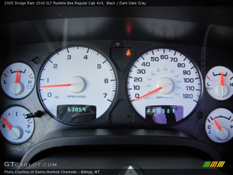 Black / Dark Slate Gray 2005 Dodge Ram 1500 SLT Rumble Bee Regular Cab 4x4