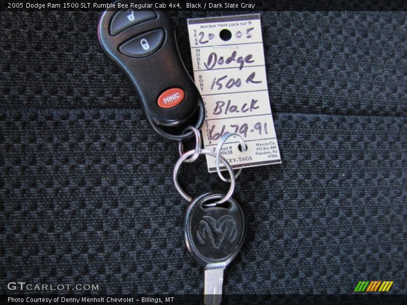 Black / Dark Slate Gray 2005 Dodge Ram 1500 SLT Rumble Bee Regular Cab 4x4