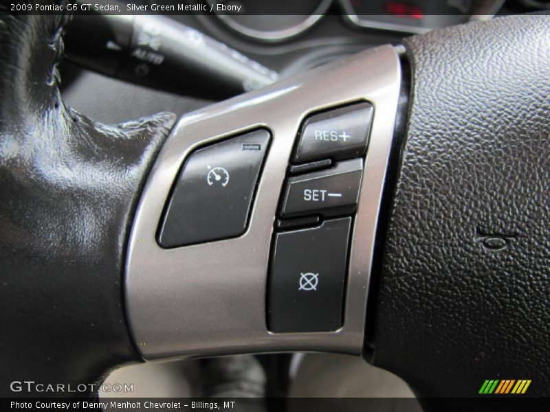 Silver Green Metallic / Ebony 2009 Pontiac G6 GT Sedan