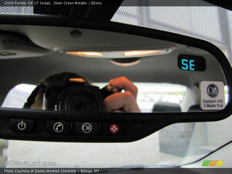 Silver Green Metallic / Ebony 2009 Pontiac G6 GT Sedan