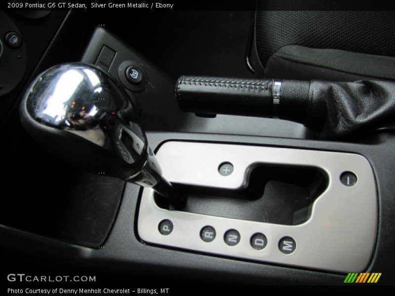 Silver Green Metallic / Ebony 2009 Pontiac G6 GT Sedan
