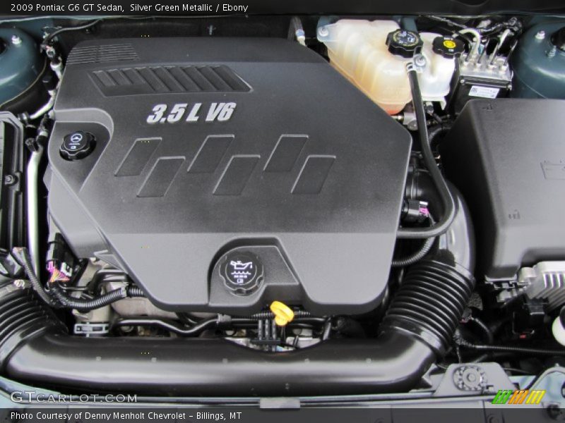 Silver Green Metallic / Ebony 2009 Pontiac G6 GT Sedan