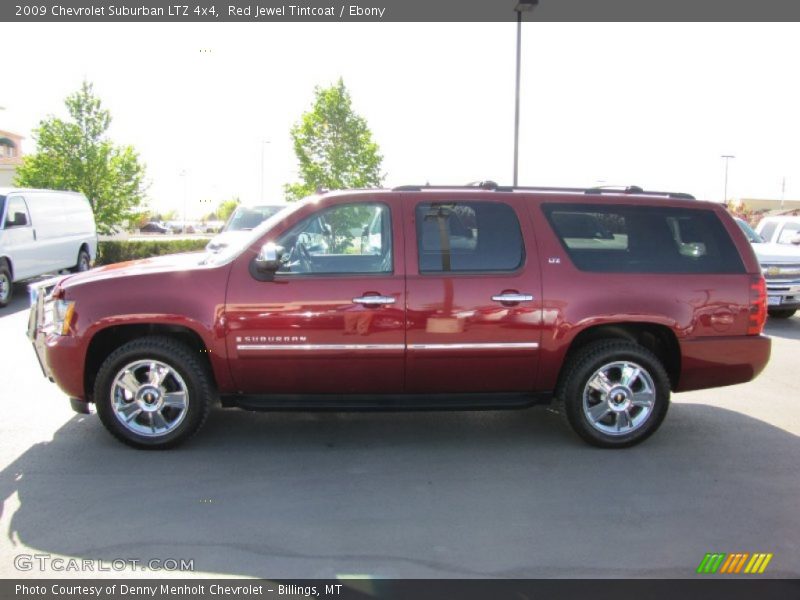 Red Jewel Tintcoat / Ebony 2009 Chevrolet Suburban LTZ 4x4