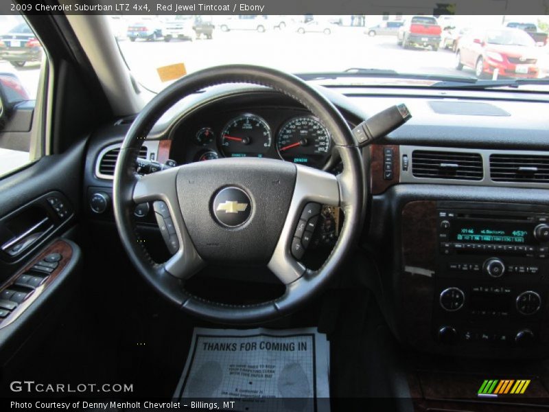 Red Jewel Tintcoat / Ebony 2009 Chevrolet Suburban LTZ 4x4