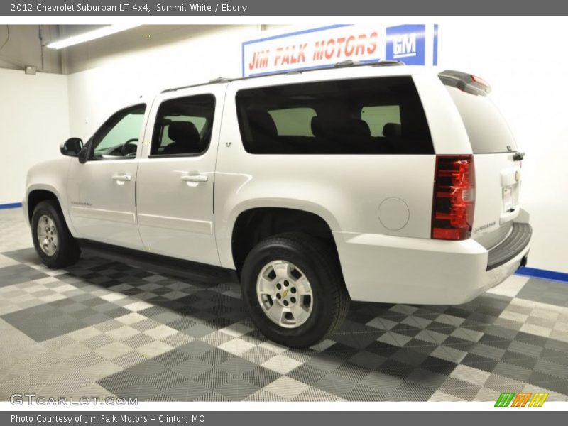 Summit White / Ebony 2012 Chevrolet Suburban LT 4x4