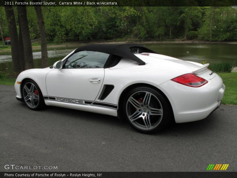 Carrara White / Black w/Alcantara 2011 Porsche Boxster Spyder