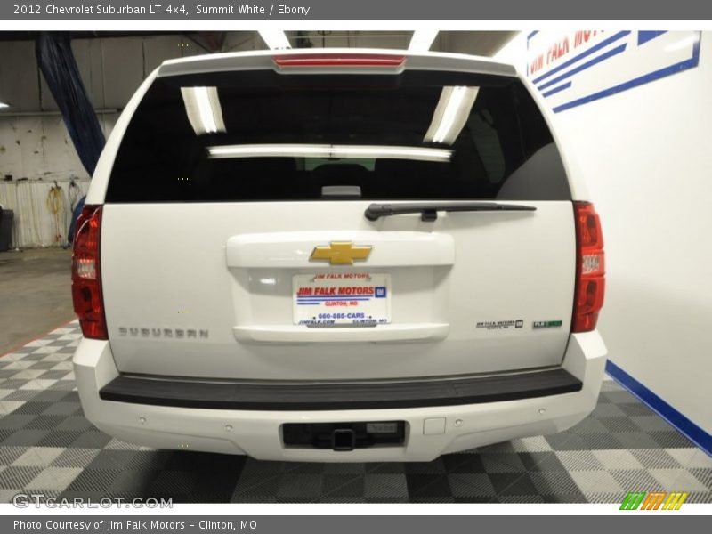 Summit White / Ebony 2012 Chevrolet Suburban LT 4x4