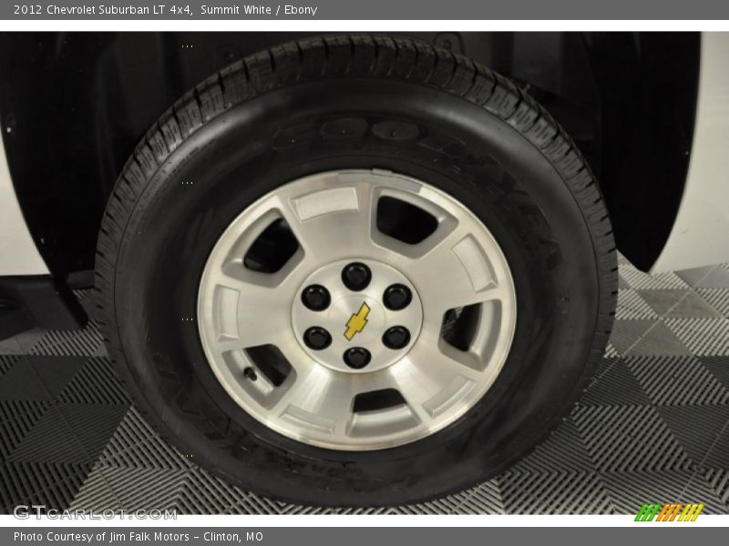 Summit White / Ebony 2012 Chevrolet Suburban LT 4x4