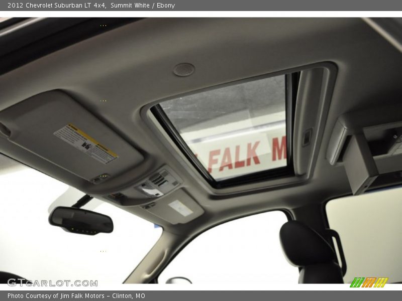 Summit White / Ebony 2012 Chevrolet Suburban LT 4x4