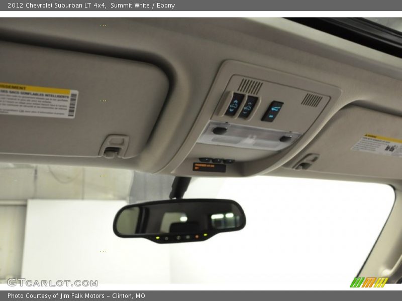 Summit White / Ebony 2012 Chevrolet Suburban LT 4x4