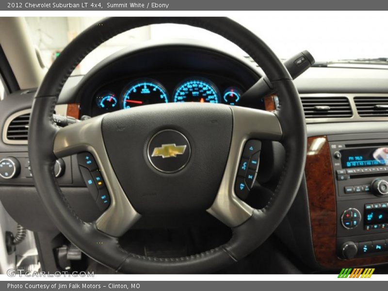 Summit White / Ebony 2012 Chevrolet Suburban LT 4x4
