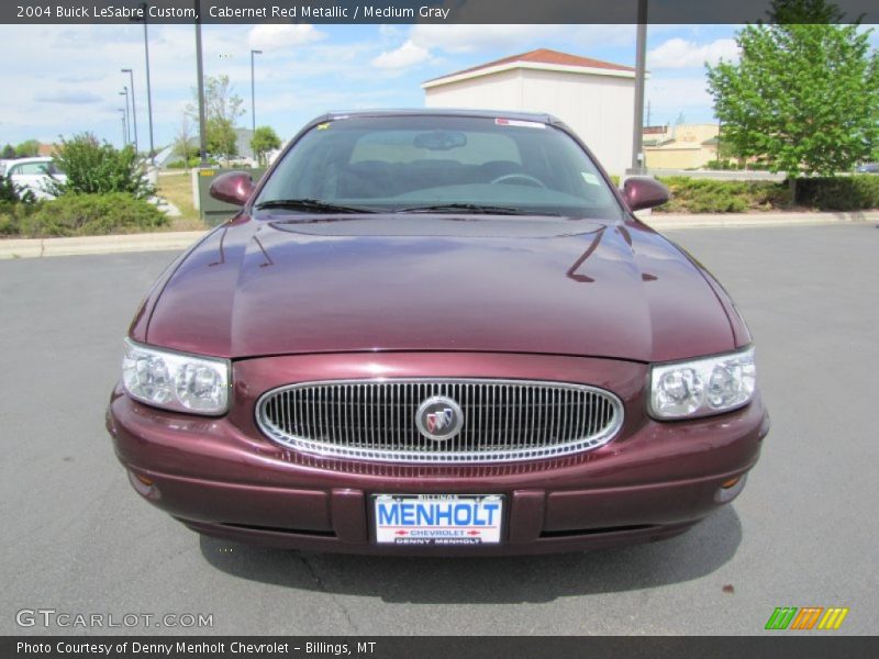 Cabernet Red Metallic / Medium Gray 2004 Buick LeSabre Custom