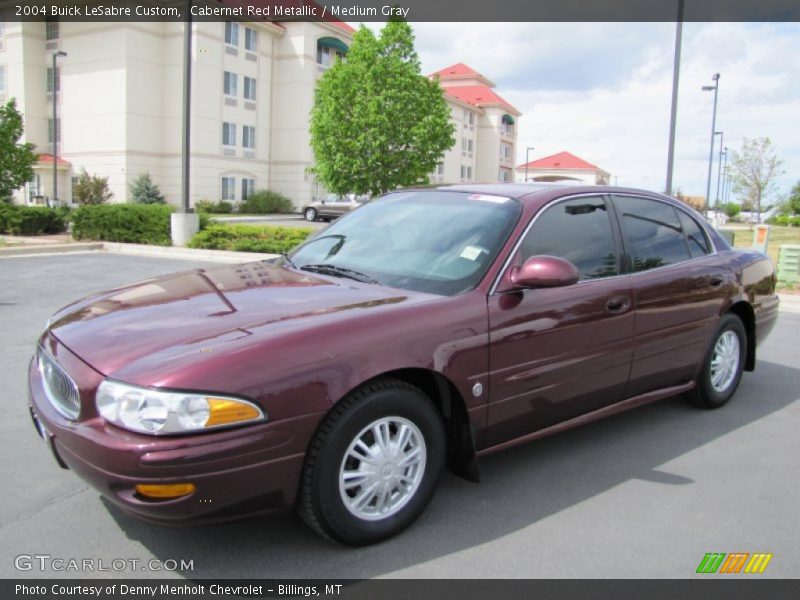 Cabernet Red Metallic / Medium Gray 2004 Buick LeSabre Custom