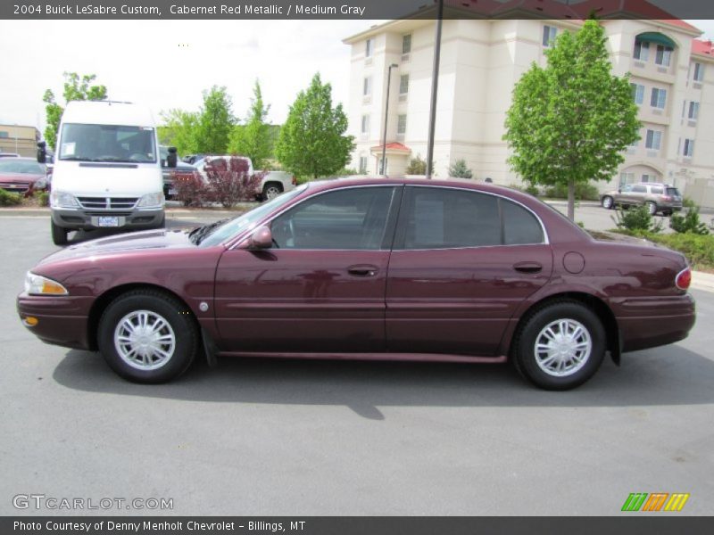 Cabernet Red Metallic / Medium Gray 2004 Buick LeSabre Custom