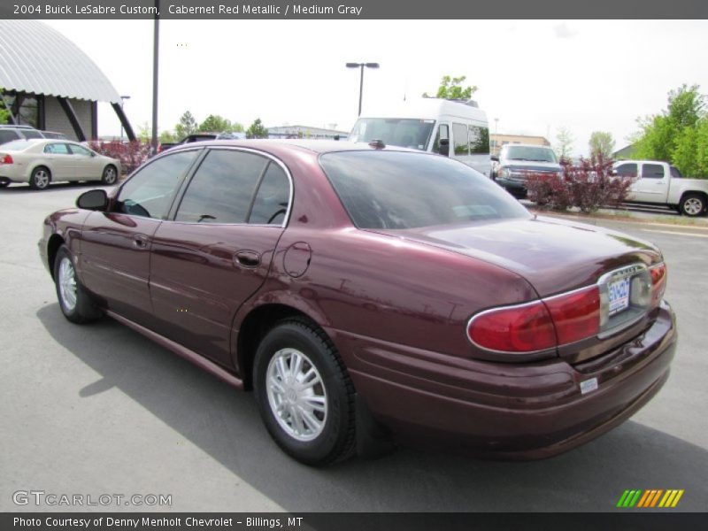 Cabernet Red Metallic / Medium Gray 2004 Buick LeSabre Custom