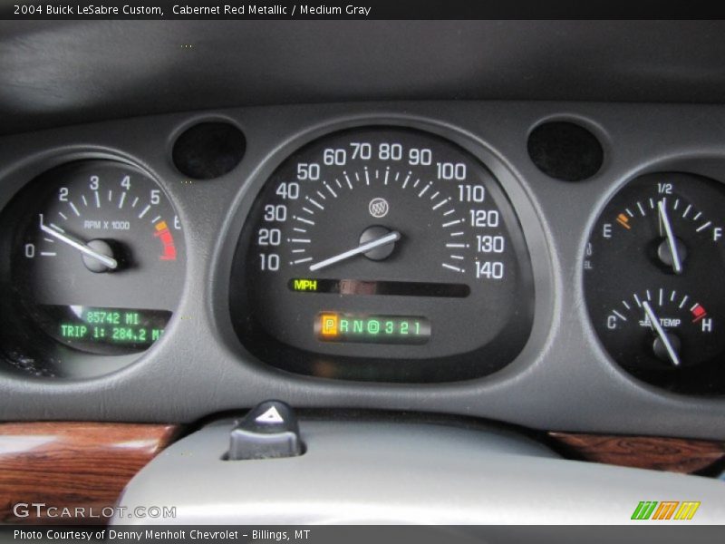 Cabernet Red Metallic / Medium Gray 2004 Buick LeSabre Custom