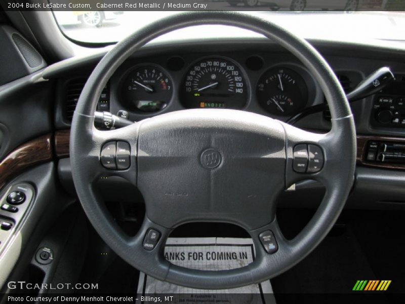 Cabernet Red Metallic / Medium Gray 2004 Buick LeSabre Custom