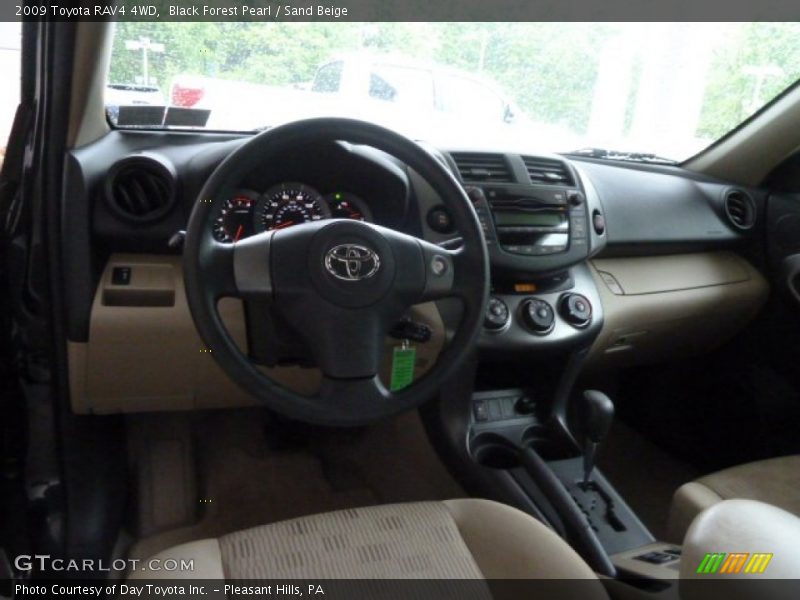 Black Forest Pearl / Sand Beige 2009 Toyota RAV4 4WD