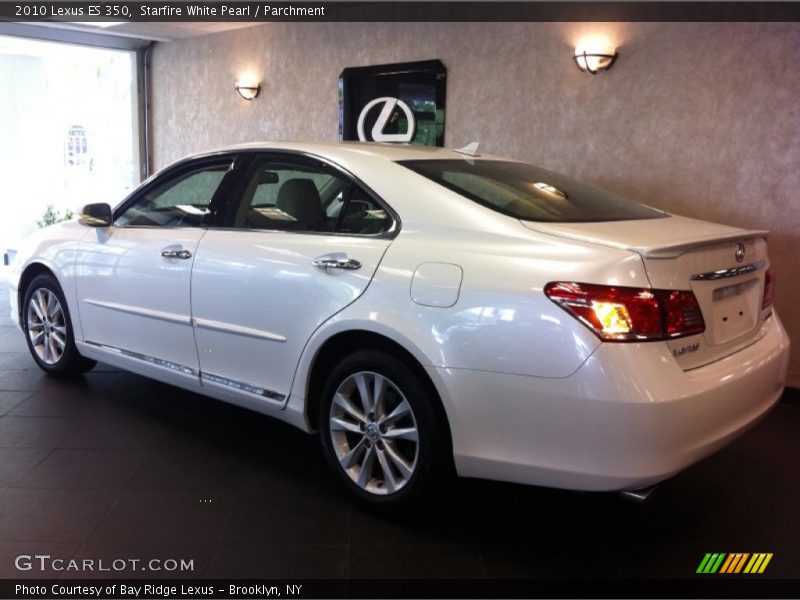Starfire White Pearl / Parchment 2010 Lexus ES 350