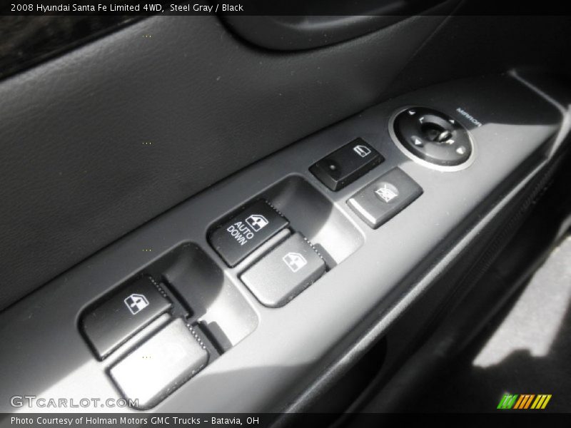Steel Gray / Black 2008 Hyundai Santa Fe Limited 4WD