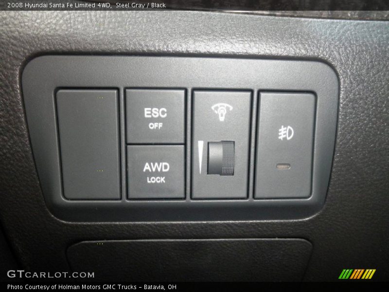Steel Gray / Black 2008 Hyundai Santa Fe Limited 4WD