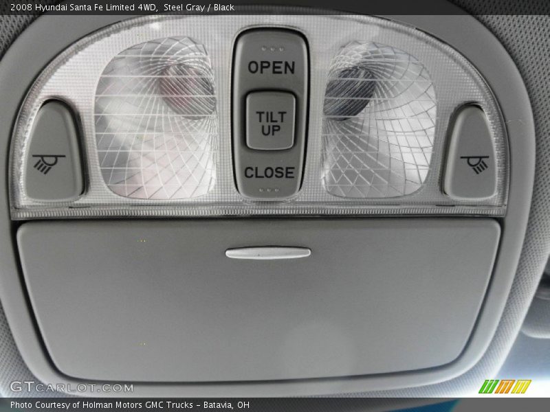 Steel Gray / Black 2008 Hyundai Santa Fe Limited 4WD