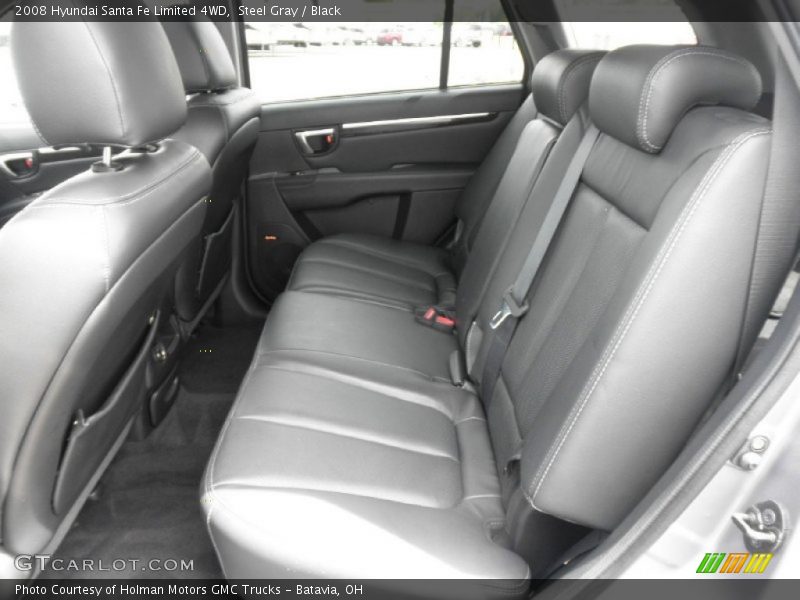 Steel Gray / Black 2008 Hyundai Santa Fe Limited 4WD