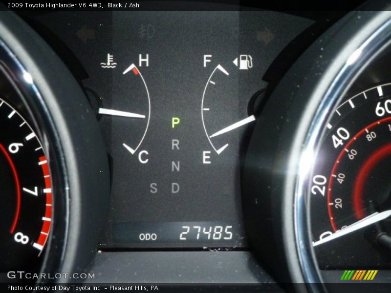 Black / Ash 2009 Toyota Highlander V6 4WD