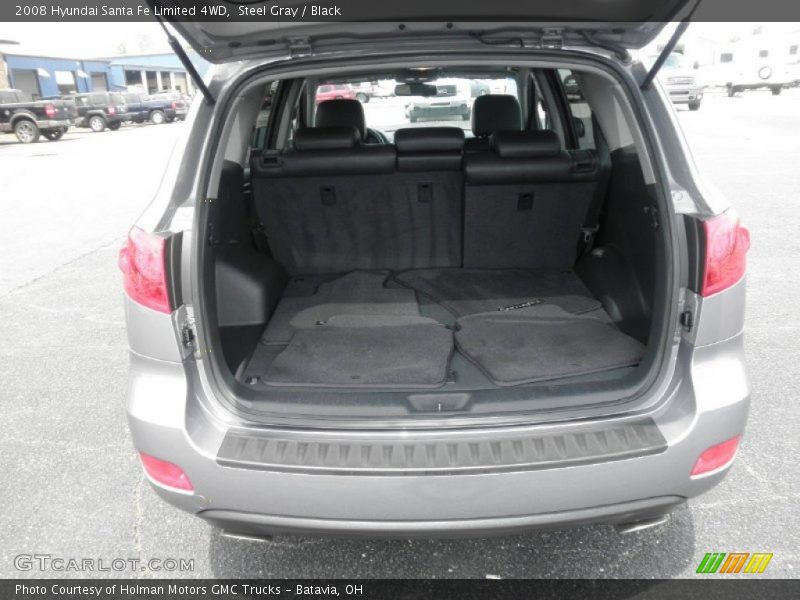 Steel Gray / Black 2008 Hyundai Santa Fe Limited 4WD