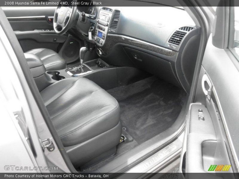 Steel Gray / Black 2008 Hyundai Santa Fe Limited 4WD