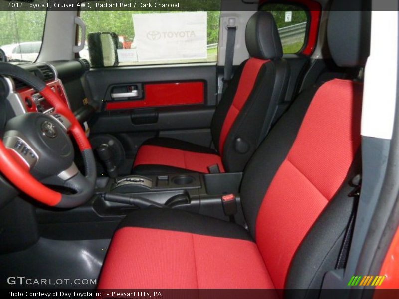 Radiant Red / Dark Charcoal 2012 Toyota FJ Cruiser 4WD