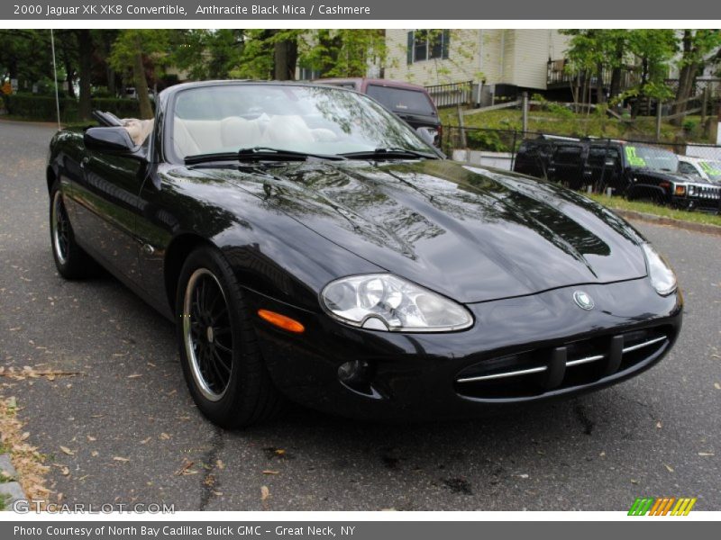 Anthracite Black Mica / Cashmere 2000 Jaguar XK XK8 Convertible