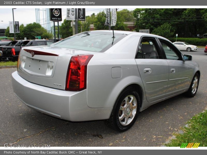 Light Platinum / Light Gray/Ebony 2003 Cadillac CTS Sedan