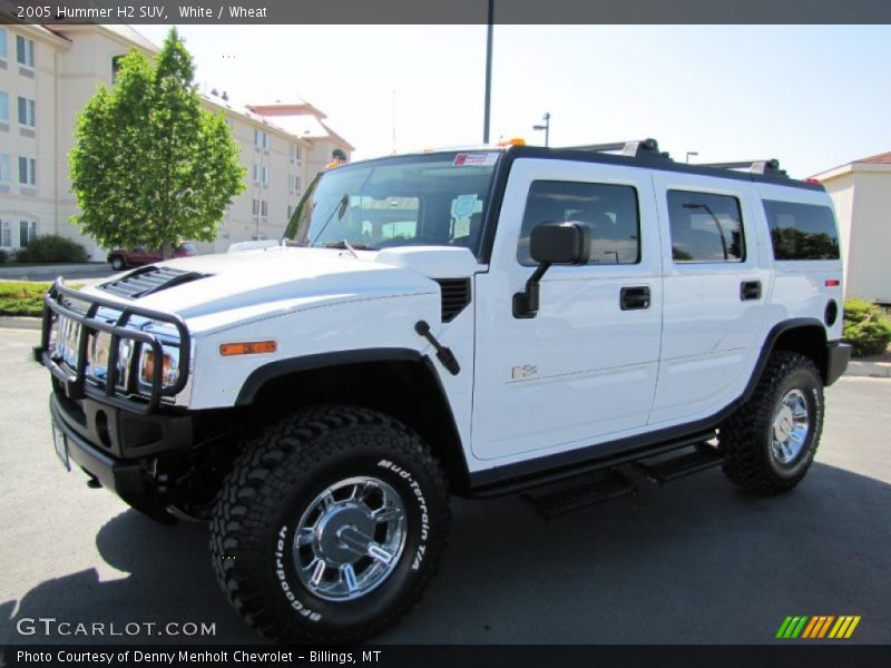 White / Wheat 2005 Hummer H2 SUV