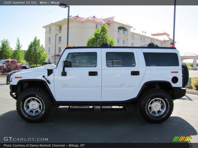 White / Wheat 2005 Hummer H2 SUV