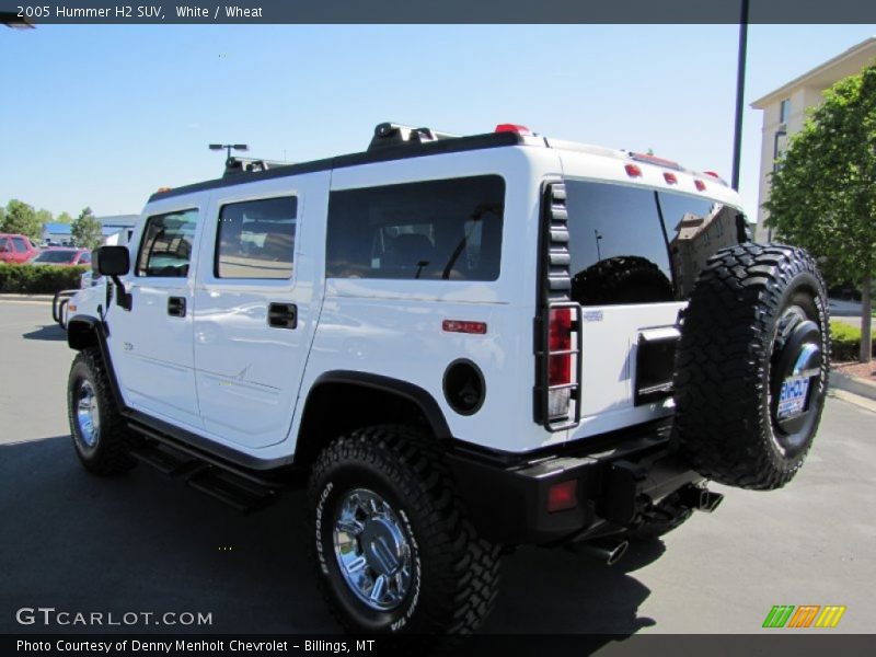 White / Wheat 2005 Hummer H2 SUV