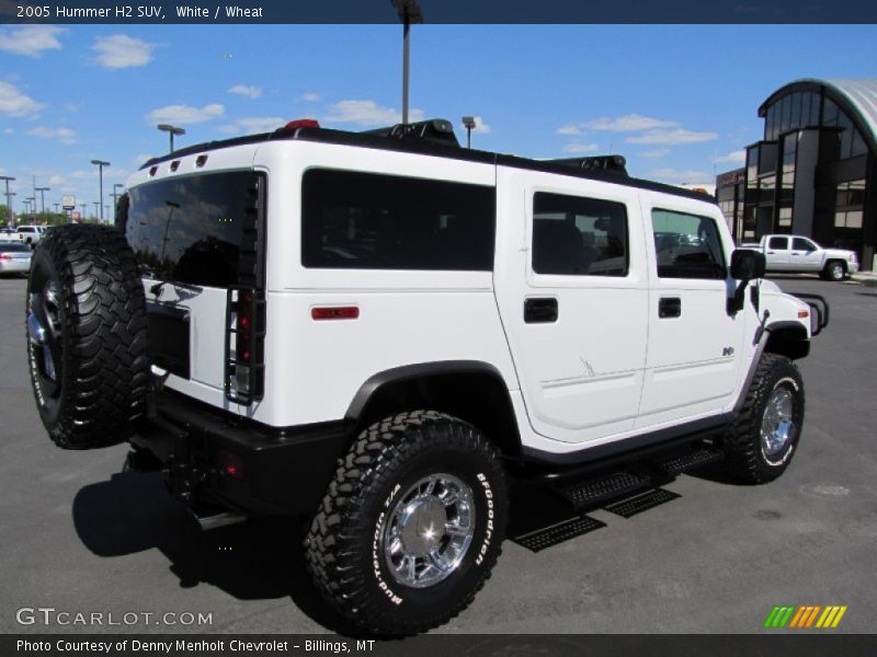White / Wheat 2005 Hummer H2 SUV
