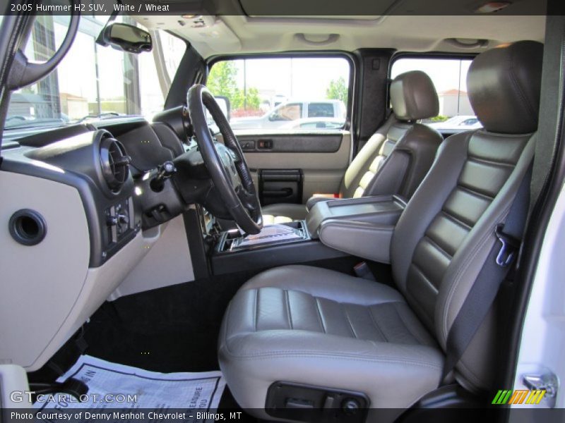 White / Wheat 2005 Hummer H2 SUV