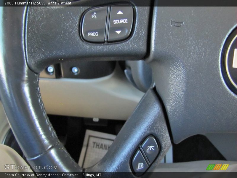 White / Wheat 2005 Hummer H2 SUV