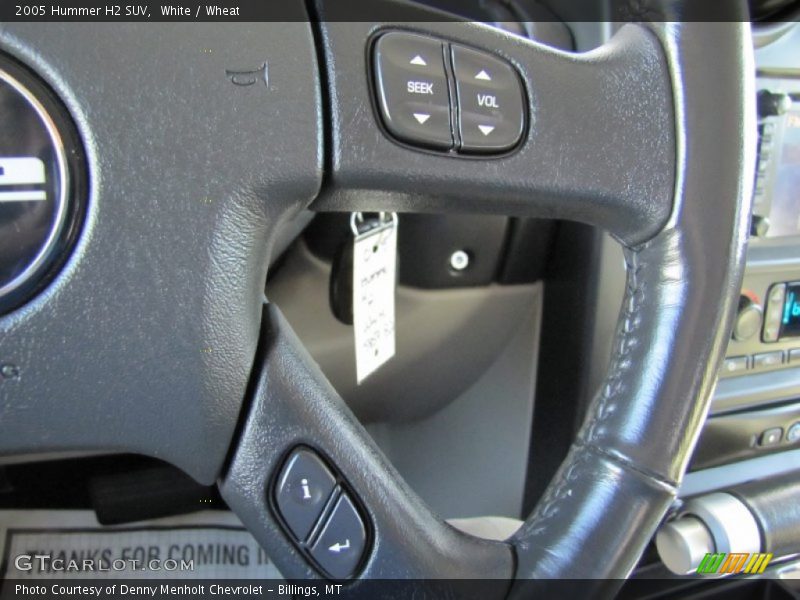 White / Wheat 2005 Hummer H2 SUV