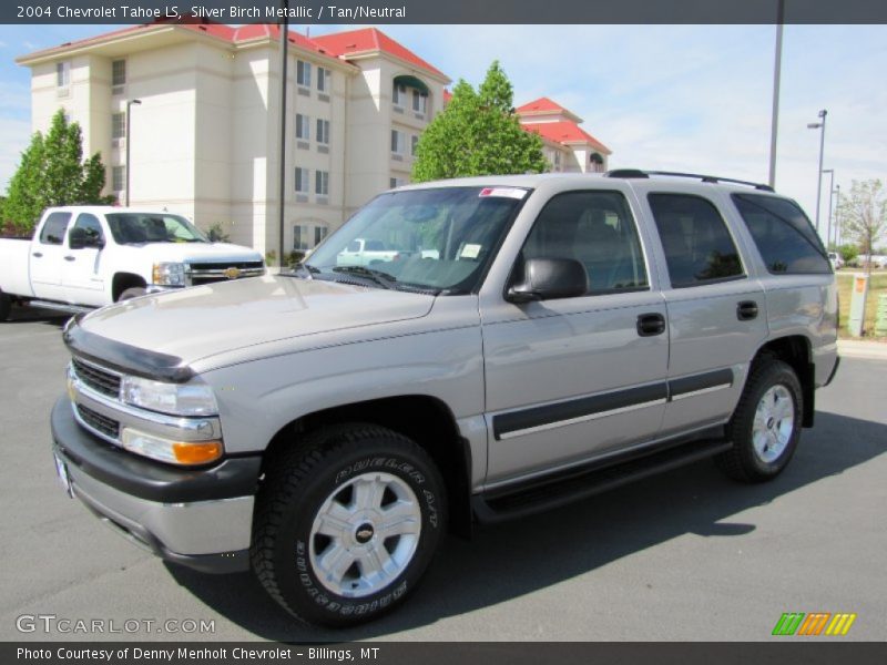 Silver Birch Metallic / Tan/Neutral 2004 Chevrolet Tahoe LS