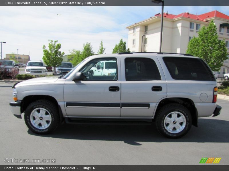 Silver Birch Metallic / Tan/Neutral 2004 Chevrolet Tahoe LS