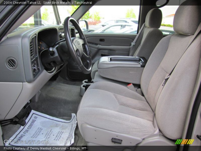 Silver Birch Metallic / Tan/Neutral 2004 Chevrolet Tahoe LS