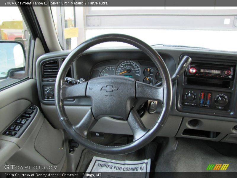 Silver Birch Metallic / Tan/Neutral 2004 Chevrolet Tahoe LS