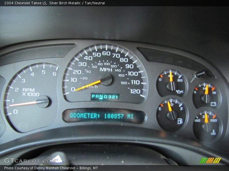 Silver Birch Metallic / Tan/Neutral 2004 Chevrolet Tahoe LS