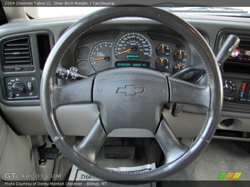 Silver Birch Metallic / Tan/Neutral 2004 Chevrolet Tahoe LS