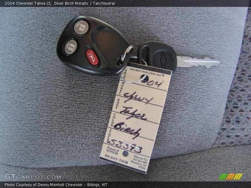 Silver Birch Metallic / Tan/Neutral 2004 Chevrolet Tahoe LS
