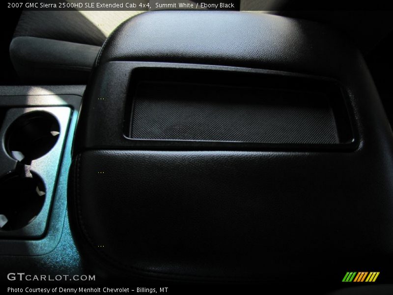 Summit White / Ebony Black 2007 GMC Sierra 2500HD SLE Extended Cab 4x4