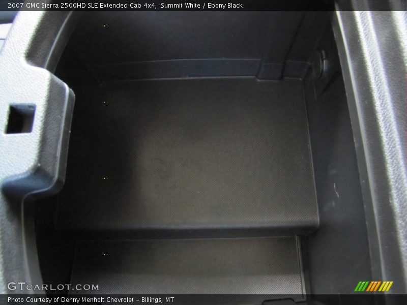 Summit White / Ebony Black 2007 GMC Sierra 2500HD SLE Extended Cab 4x4