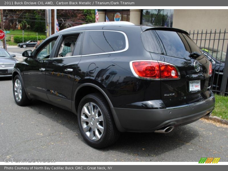 Carbon Black Metallic / Titanium/Dark Titanium 2011 Buick Enclave CXL AWD
